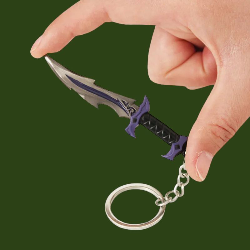 Gantungan Kunci Keychain Game Valorant Knife Reaver Keychain