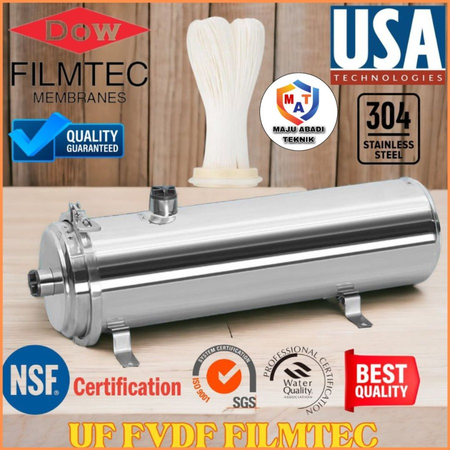 ultrafiltrasi pvdf 5000 lph uf 5000 lph pvdf Filter Air UF 5000 lph