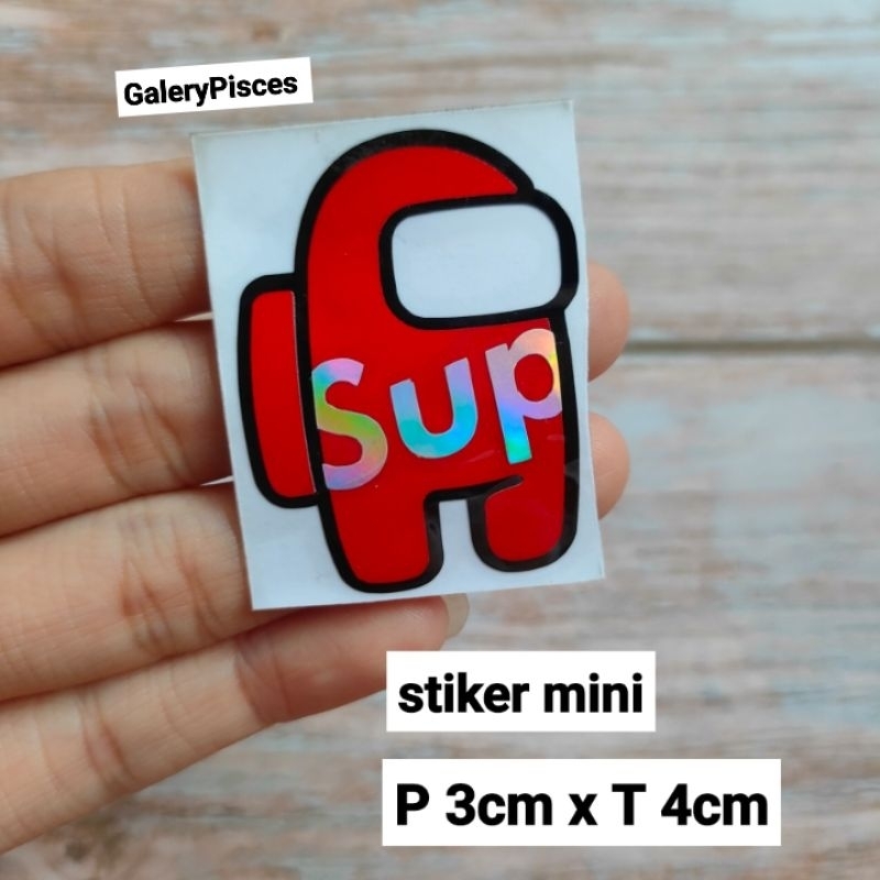 stiker mini supreme stiker motor lucu