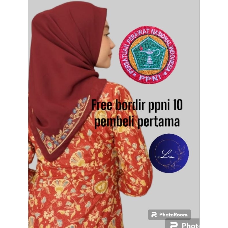 JILBAB PPNI / Jilbab ppni bordir