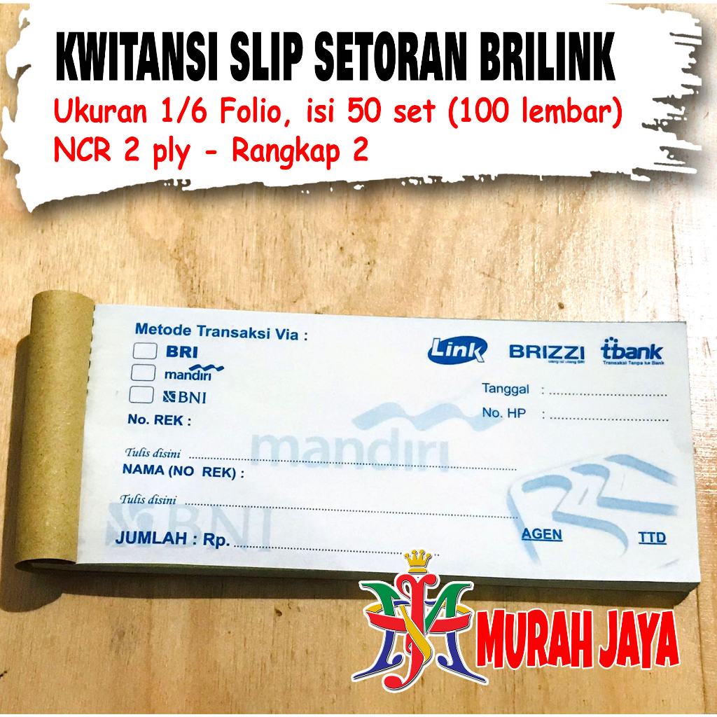 

NOTA AGEN BRILINK 2 PLY - 2RANGKAP | KOPERASI BRILINK | NOTA BRILINK