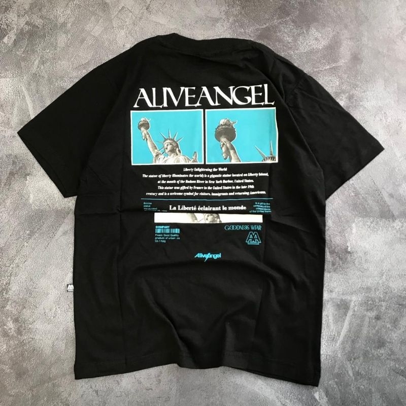 BAJU DISTRO PREMIUM / KAOS DISTRO PRIA / KAOS ORI / KAOS PATUNG LIBERTY / TSHIRT STREETWEAR ORIGINAL