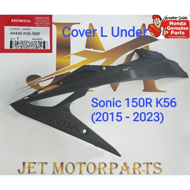 Cover L / R Under Sambungan Bawah Sayap Kiri / Kanan Sonic 64330K56N00 64430K56N00 Asli Ori Honda AH