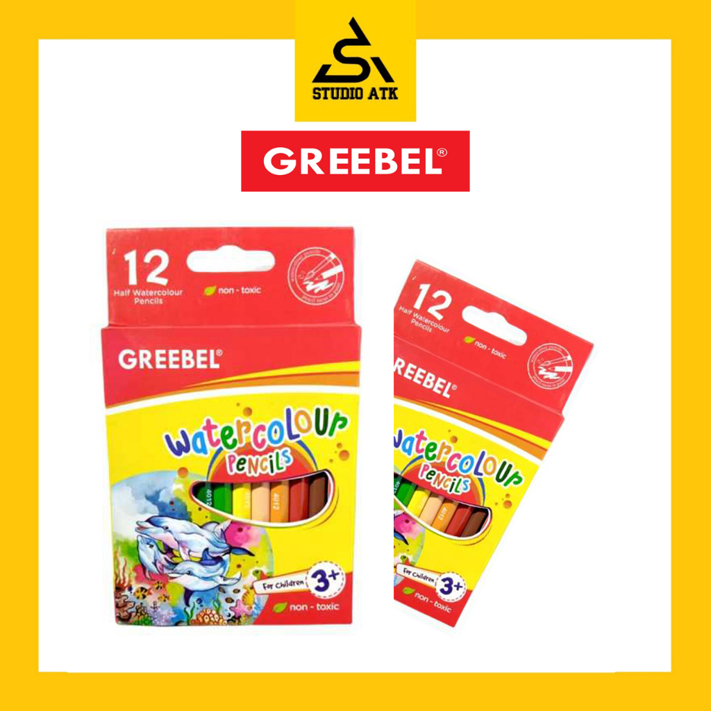 

Pensil Warna GREEBEL Mini Water Colour 12 Warna