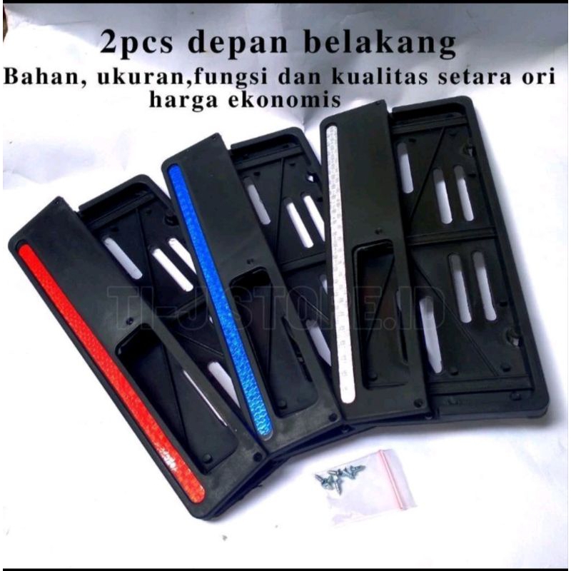 Dudukan Plat Nomor Motor List 1 Pasang Universal Beat Vario 125/150 Pcx Aerox Nmax Dll
