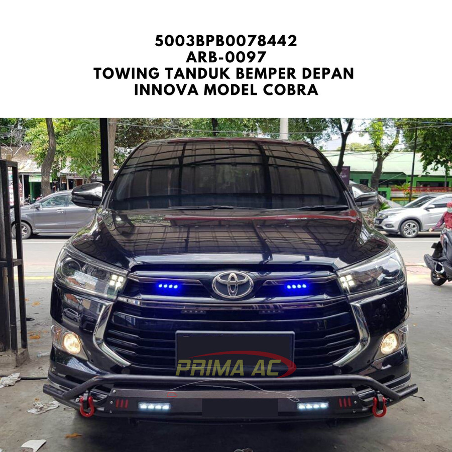 TOWING TANDUK BEMPER DEPAN FRONT GUARD ARB INNOVA MODEL COBRA ARB SET PANGKON 5003BPB0078442 ARB-009