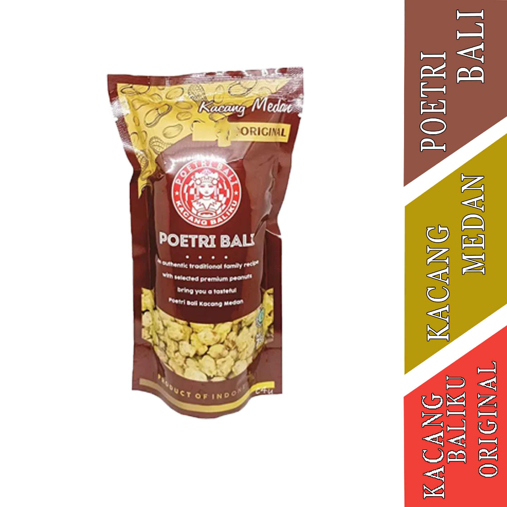 

Kacang Medan - Poetri Bali - Kacang Baliku - Original 75g