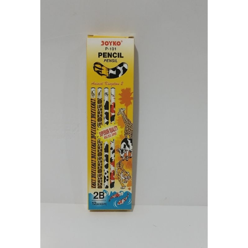 

pensil joyko p 101 animal kingdom 12 pcs