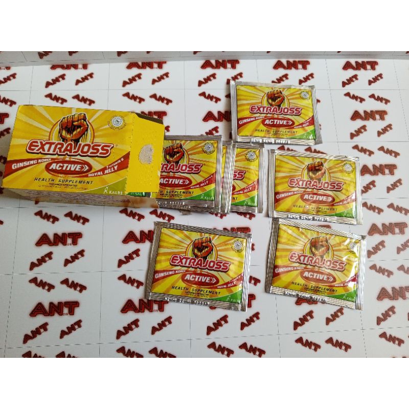 

1 Sachet Extra Joss Origanal / Minuman Kesehatan / Minuman Stamina / Minuman Suplemen Expired Panjang