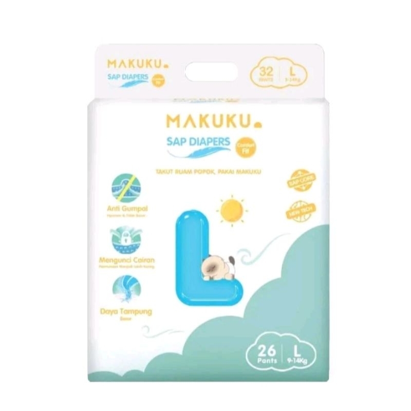 MAKUKU SAP DIAPERS L26