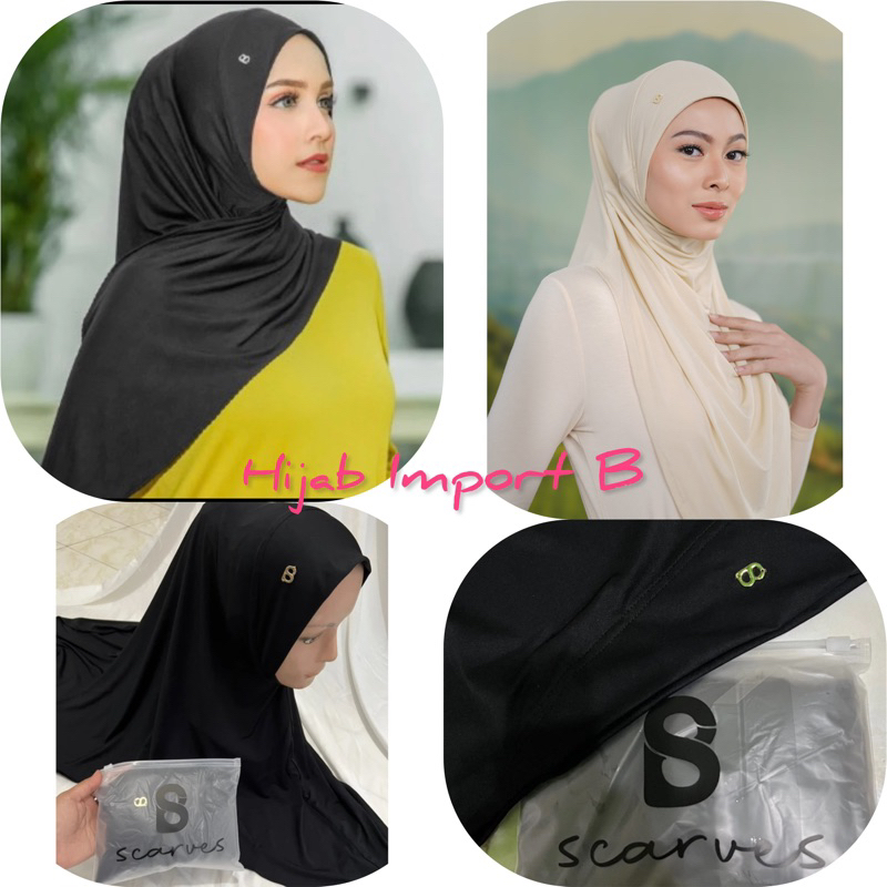 hijab Bton import hijab B hijab inji