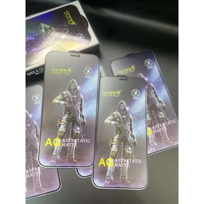 Tempered Glass Anti Static Matte iPhone 12 (5.4) (6.1) (6.7) 12 Max 12 Mini 12 Pro Max iPhone 13 (5.