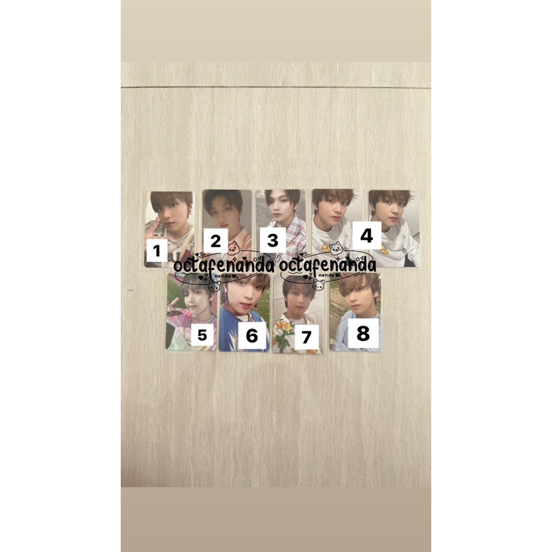 PC HAECHAN NCT DREAM OFFICIAL HOT SAUCE CRAZY BORING CHILLING HELLO FUTURE