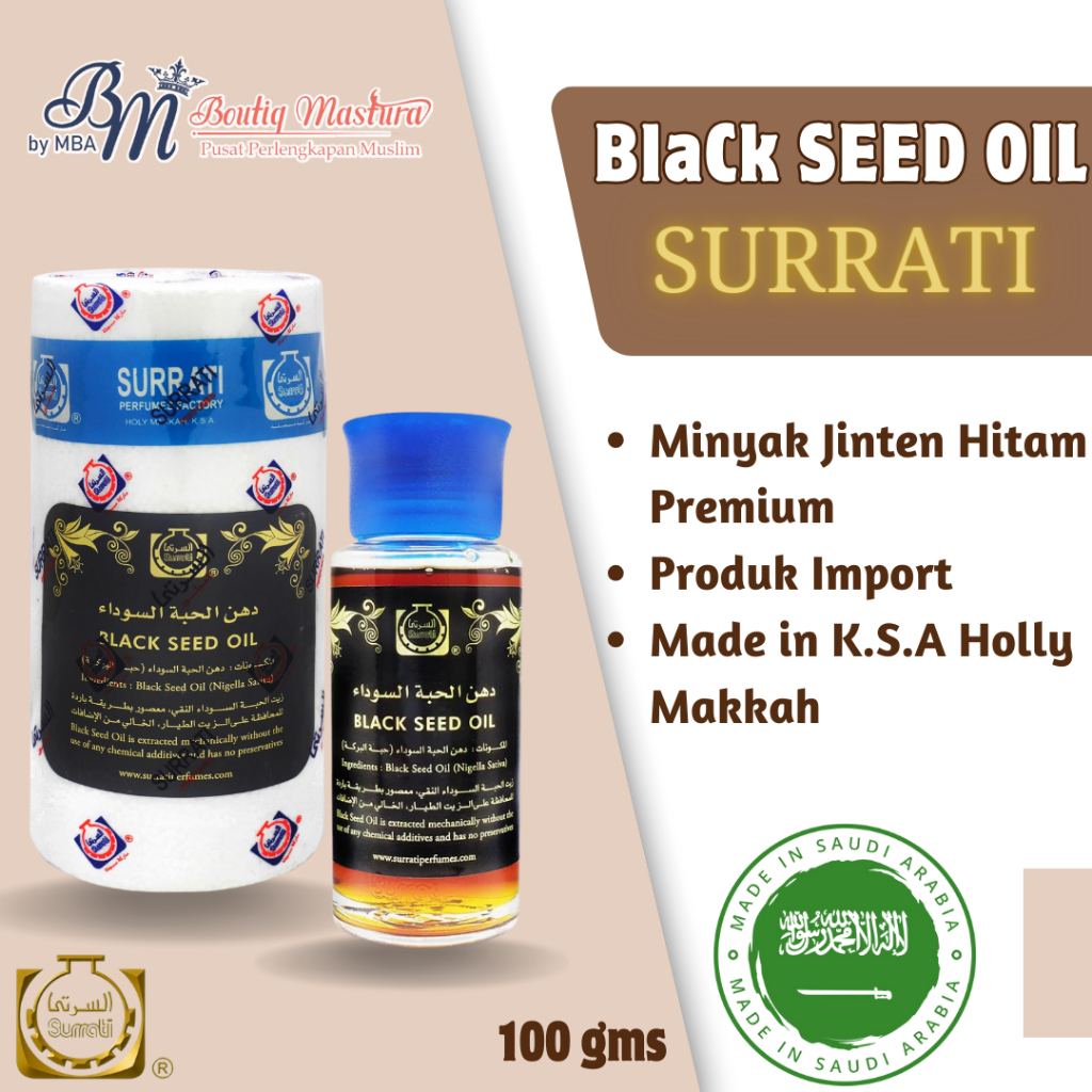 Minyak Jinten Hitam Surrati Habbatussauda