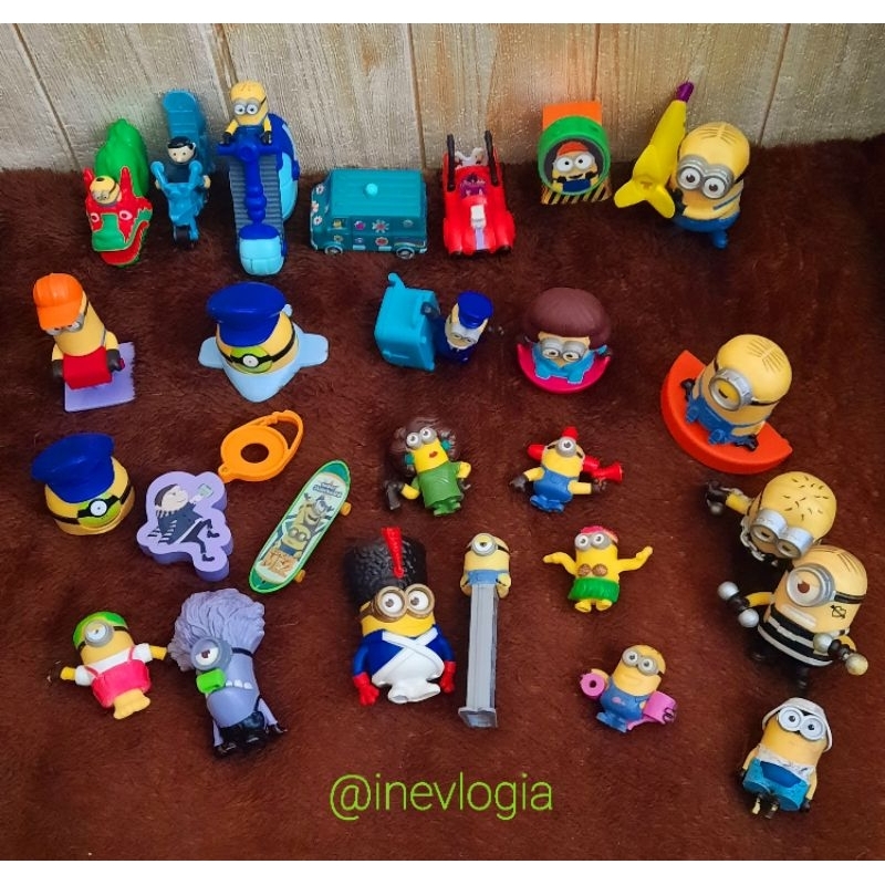 Mainan Figure Minions/Despicable ME/MCD happy meal /Mcdonald's happy meal murah ori