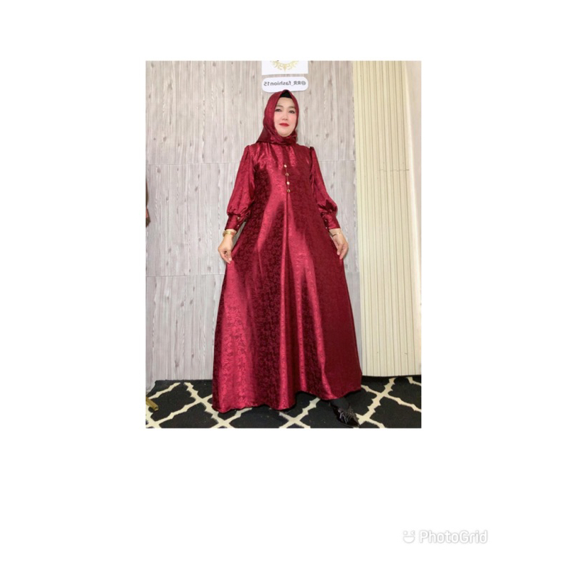 Dress Pesta wanita Randini Plus Hijab Premium