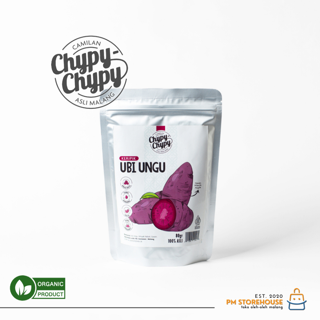 

Keripik Ubi Ungu Renyah Chypy - Kemasan Pouch