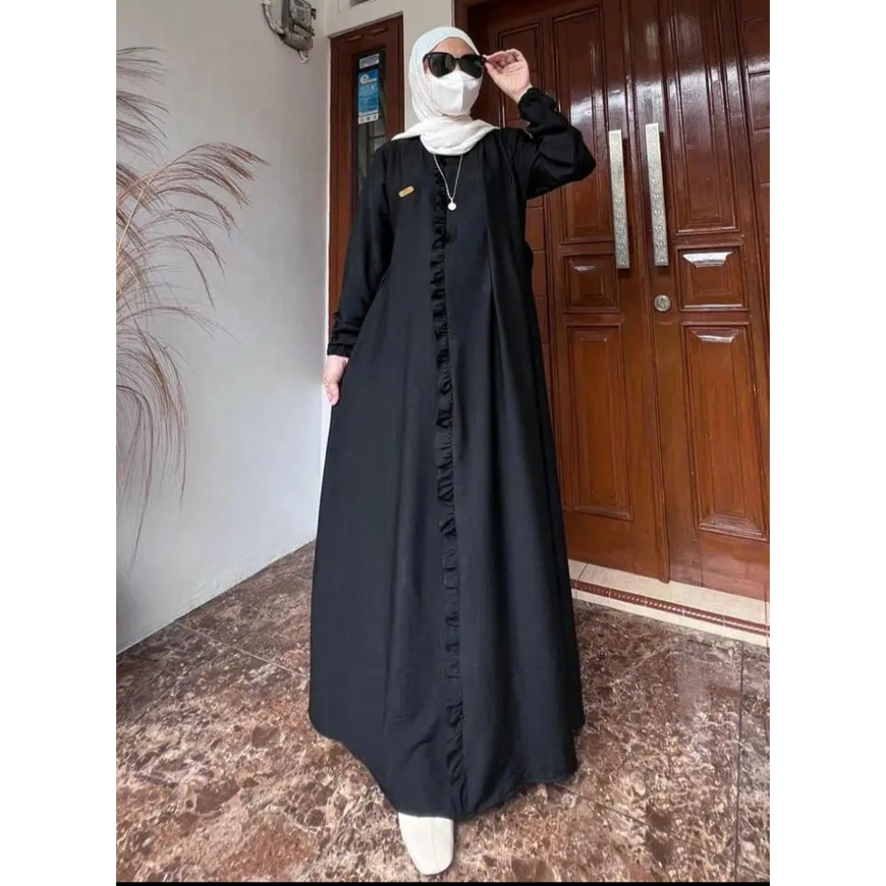 gamis polos model gamis terbaru 2023 lebaran wanita/gamis toyobo premium terbaru