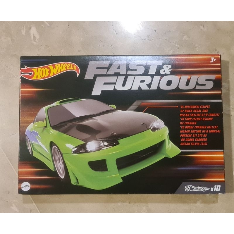 Hot Wheels Fast & Furious 10 pack