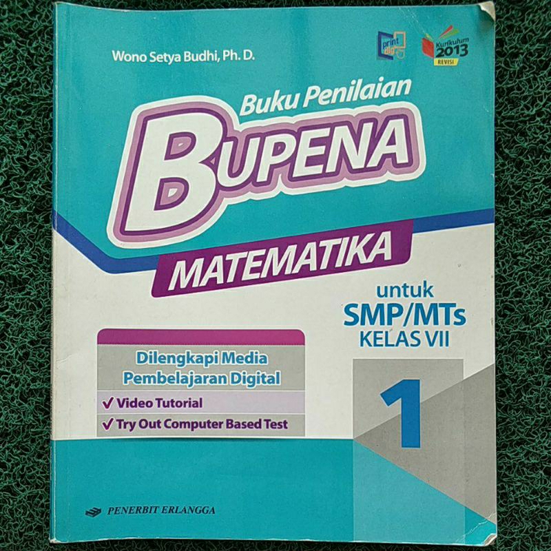 Buku Penilaian BUPENA Matematika Kelas VII(Bekas)