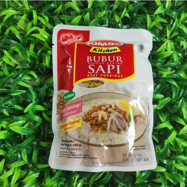 

Kimbo Kitchen Bubur Sapi - Berat 250 gr