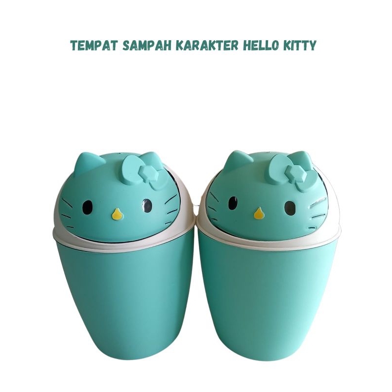 Tempat Tong Sampah Karakter Hello Kitty Jumbo  Imut Lucu