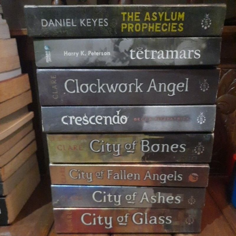 NOVEL KARYA CLARE CITY OF ASHES CITY OF GLASS CITY OF  FALLEN ANGELS CITY OF BONES CLOCKWORK ANGEL C