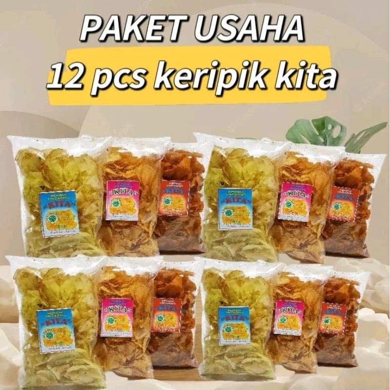 

BUNDLING 12 BUNGKUS KERIPIK SINGKONG KITA