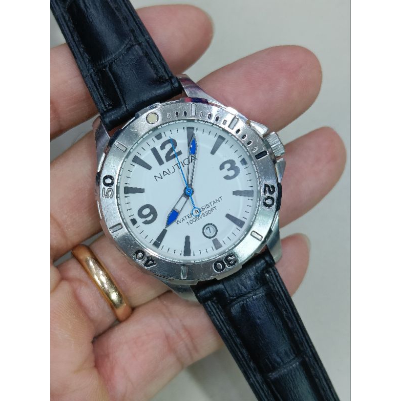 jam nautica wanita A11549M Ori bekas bagus normal semua siap pakai