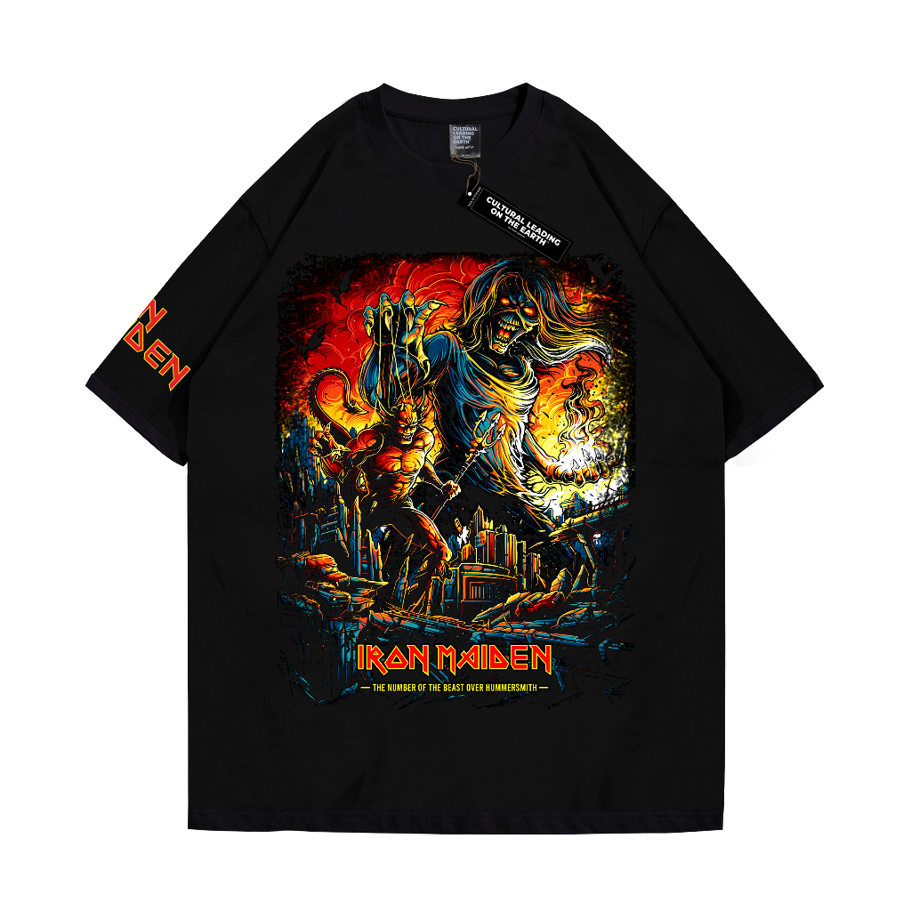 CLOTE - Kaos Band Iron Maiden Hammersmith Cotton Combed 24s