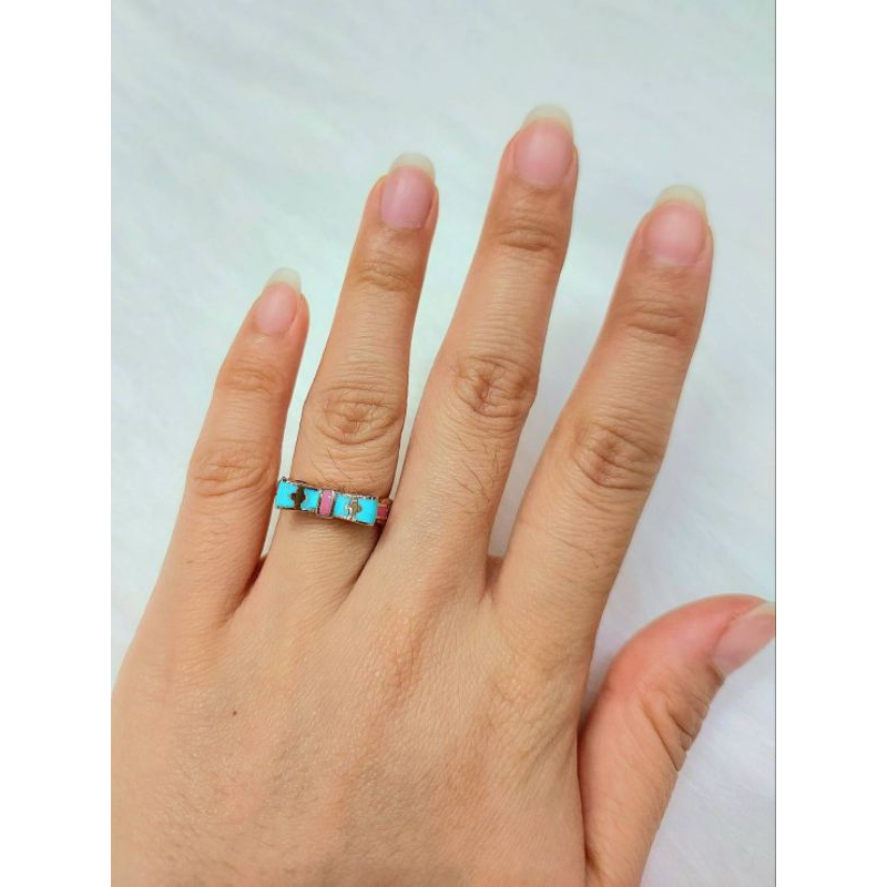 Cincin Emas 17k Kadar 750 75% Pita Ribbon Fashion 3.94 Gram Size 12 (CH17)