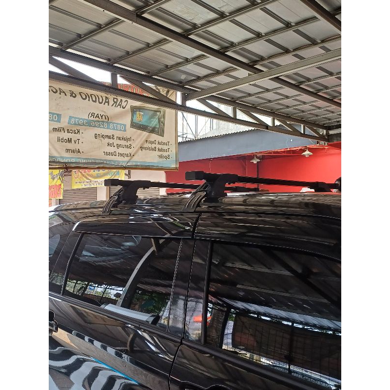 cross bar rack bagasi atas mobil avanza/xenia jepit body 2022
