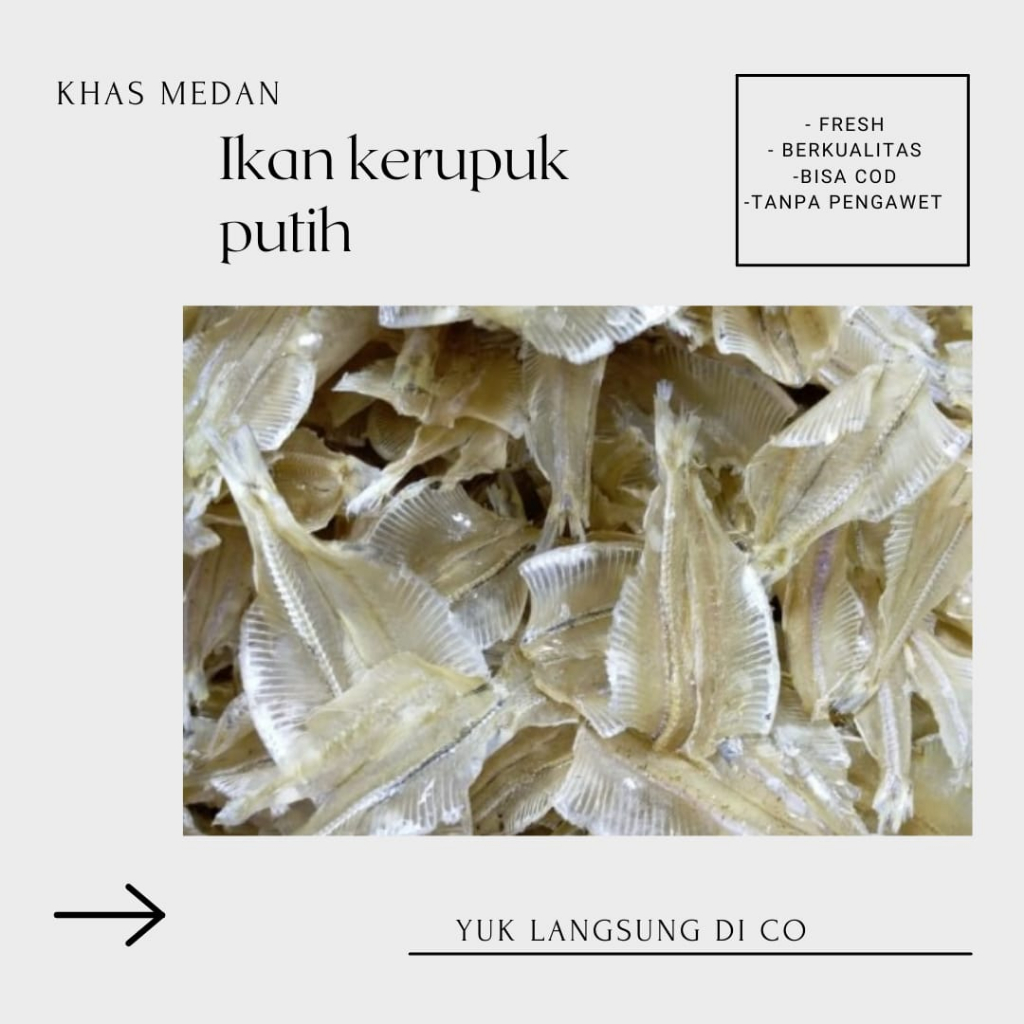 

IKAN KERUPUK PUTIH KHAS MEDAN