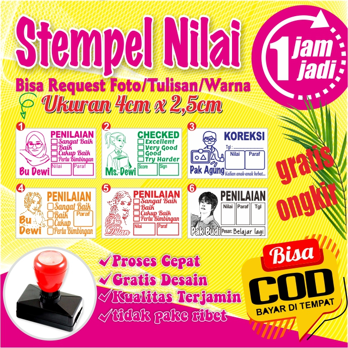 

Stempel Penilaian | Stempel Nilai | Stempel otomatis | stempel warna | stempel Guru | Stempel Bali | Stempel Cepat | Stempel Kilat
