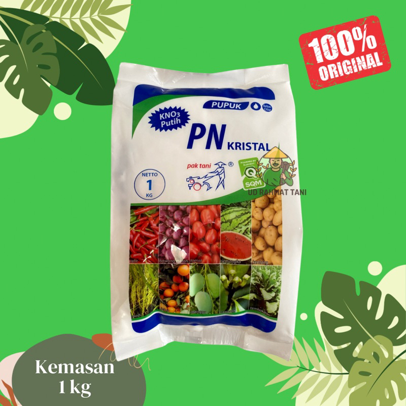 PUPUK KNO3 PUTIH PAK TANI 1 KG | KNO3 PUTIH KRISTAL PAK TANI 1 KG