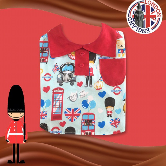 BAJU ANJING KUCING LONDON BLUE BOY