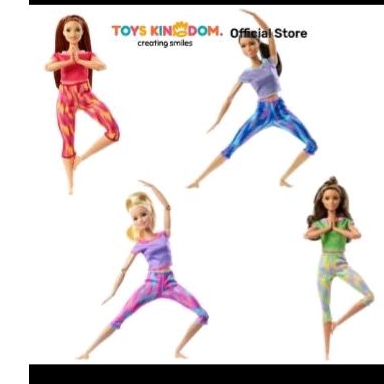 Barbie Made To Move Love Pink 100% ORI - Mainan Boneka Barbie FTG80