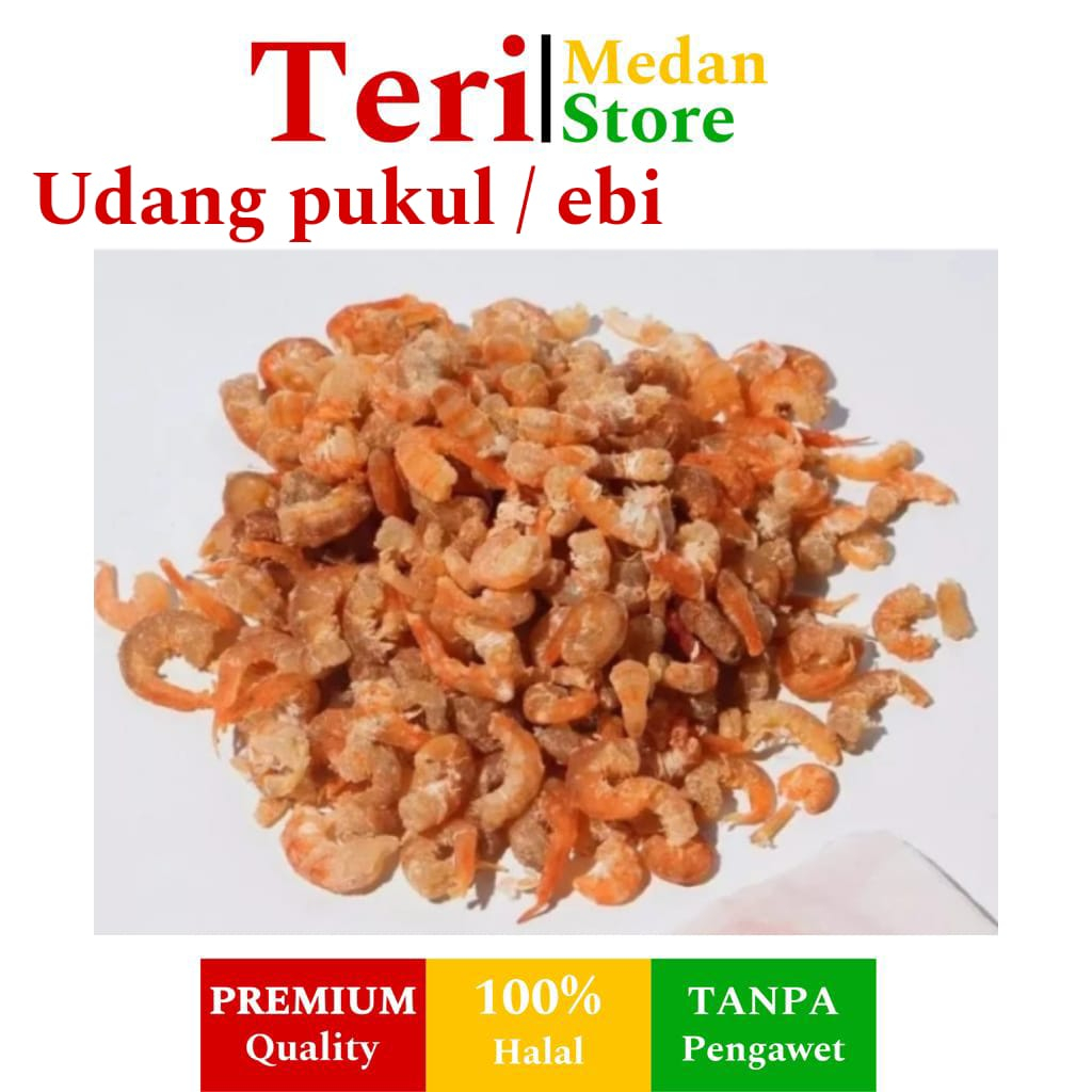 

Udang pukul ebi kupas kering bersih asli Tanjung balai kualitas super premium