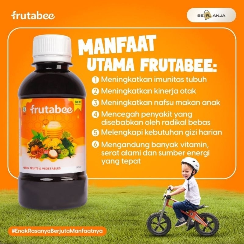 

Frutabee madu anak dan dewasa - madu penambah nafsu makan anak - Multivitamin