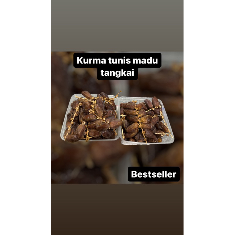 

kurma madu tunis tangkai kemasan 1 kg