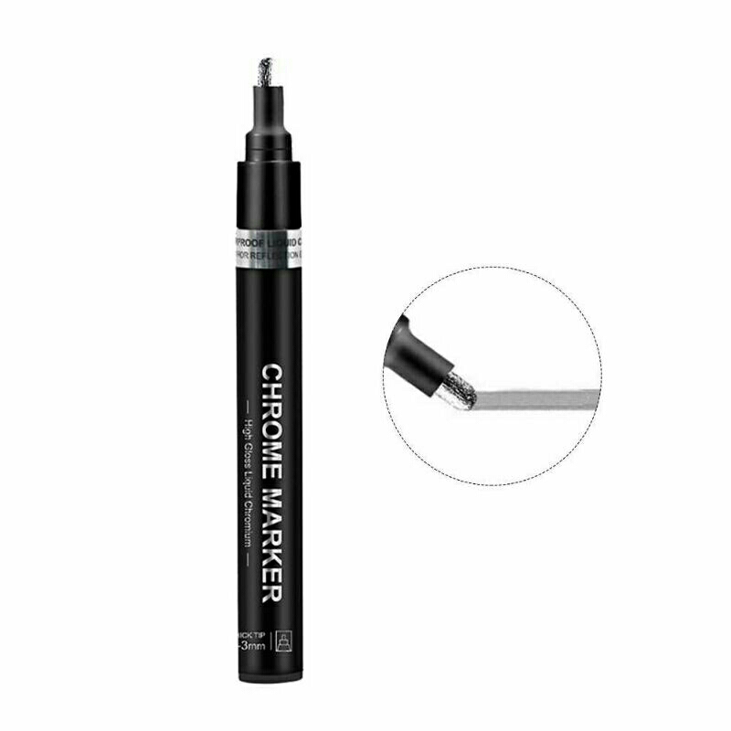 

SHANDS Spidol Permanen Marker Metallic Chrome Waterproof 2mm S346 - Silver