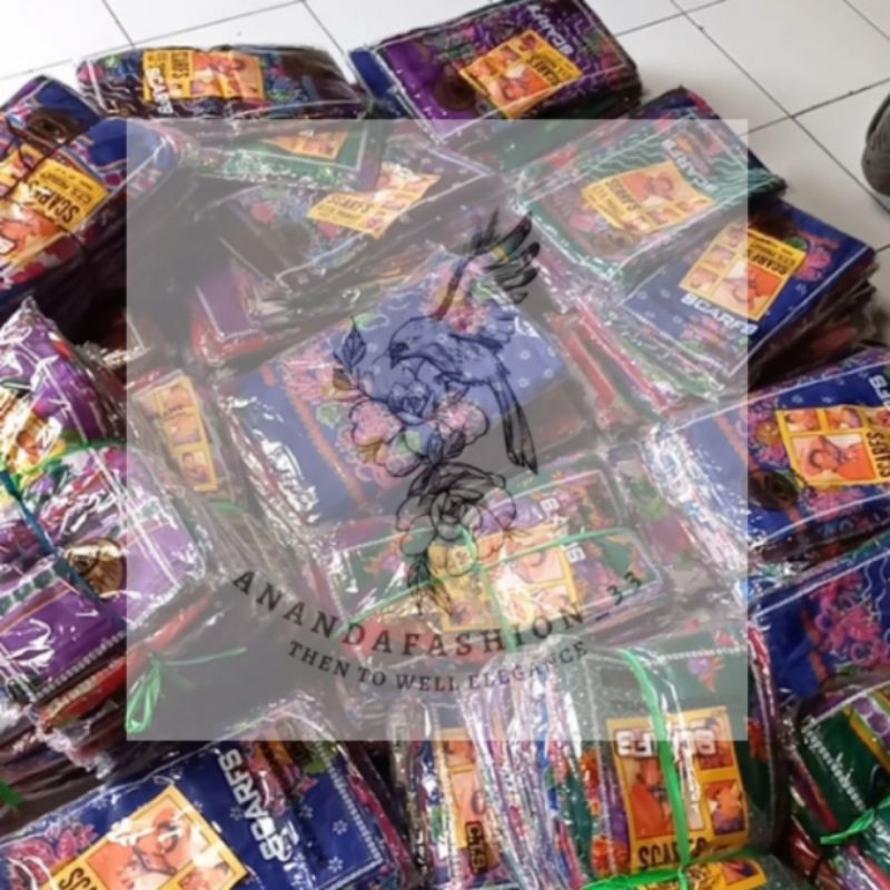 DISKON JILBAB KERUDUNG SEGIEMPAT CTS SCARFS SLAYER NENEK JADUL SEGIEMPAT KECIL