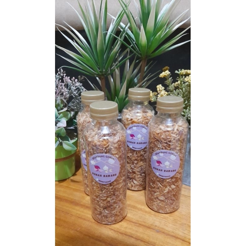 

Bawang Merah Goreng Premium kemasan botol almond