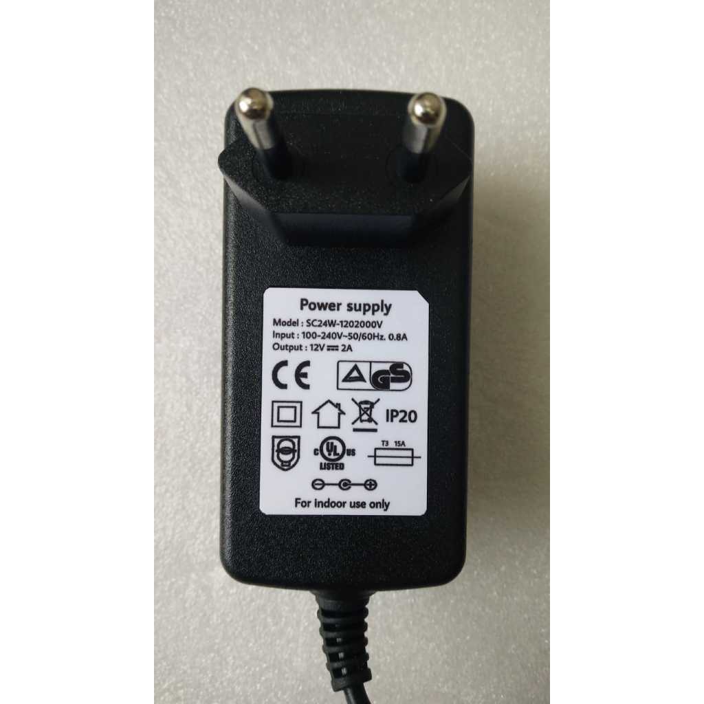 POWER SUPPLY 12V 2A model : SC24W-1202000V