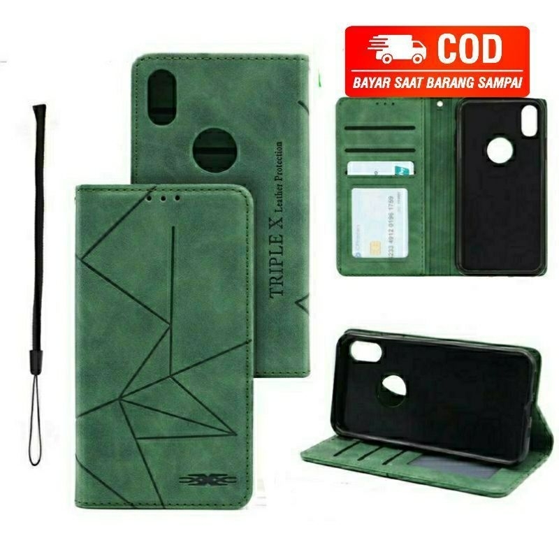 Case Magnet Realme C55 C53 C35 C33 C31 C30 C11 2021 Case Flip Cover Kulit Magnet Casing Dompet