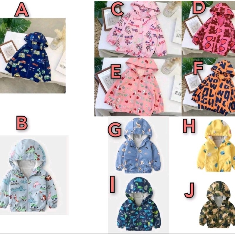 JAKET PARASUT I JAKET ANAK WATERPROOF