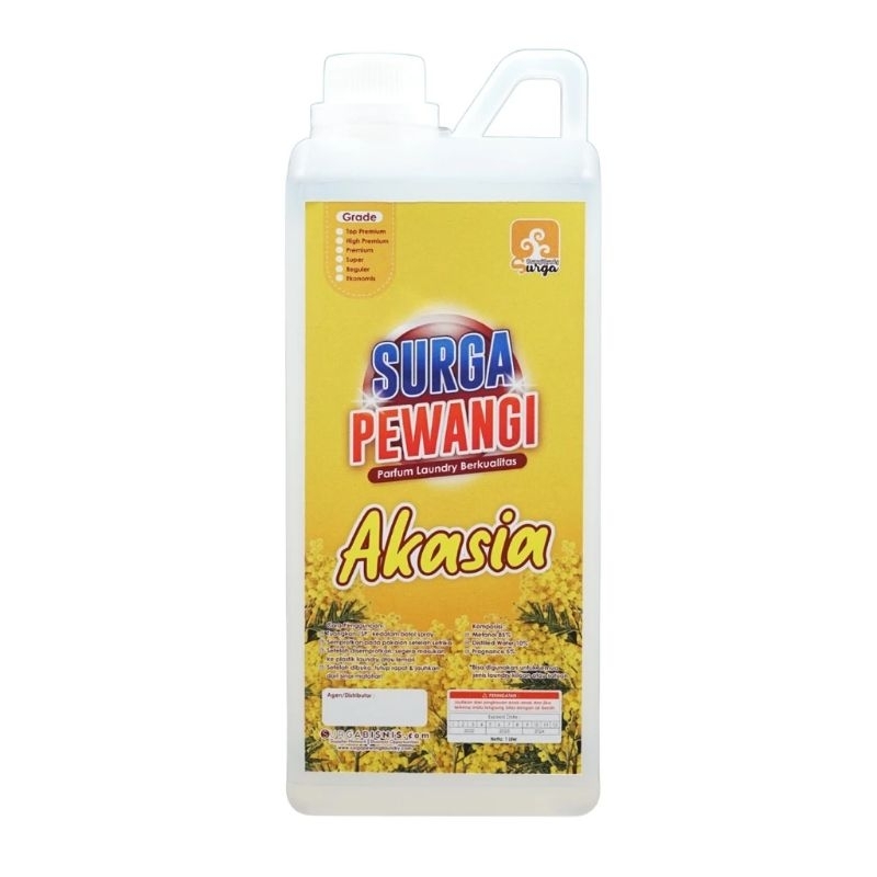 SURGA PEWANGI LAUNDRY Pewangi Pakaian/Parfum Laundry Premium 1 liter aroma AKASIA