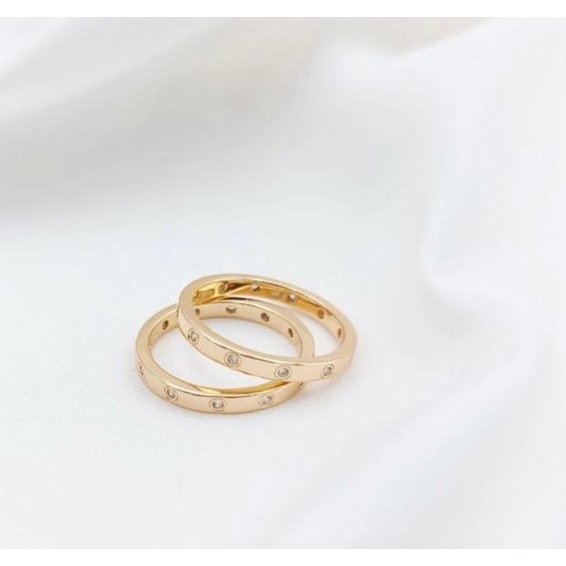 Cincin Izora • Cincin Gold&Silver • Titanity Jewelry