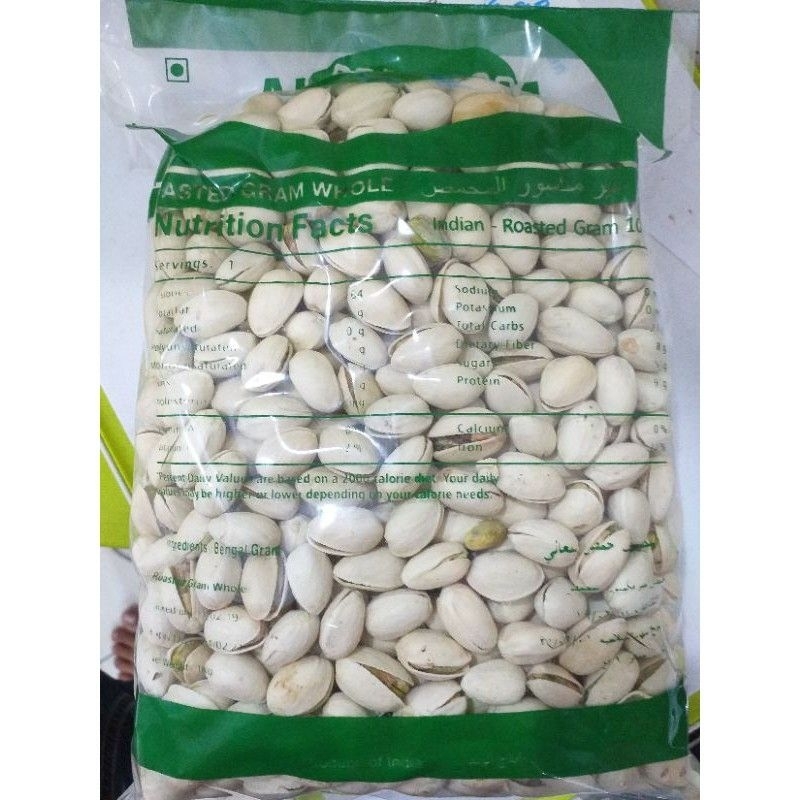 

Kacang Pistachio Panggang 1 Kg / Kacang Fustuk Roasted Salted Gurih Renyah