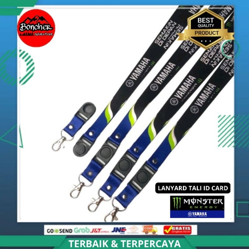 

lanyard yamaha monster printing full colour 2 sisi